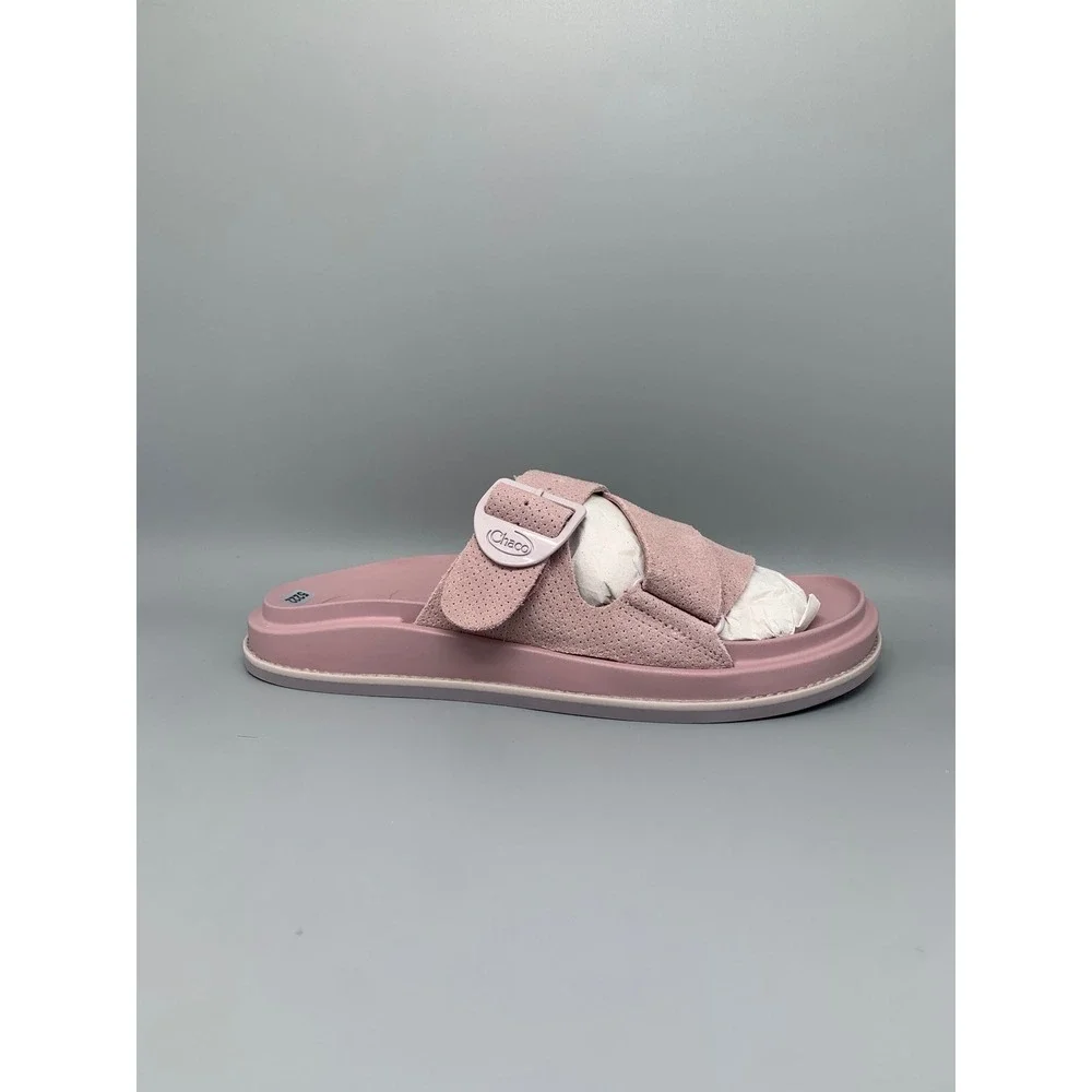Chaco Townes Slide Pink‎ Suede Sandals JCH109844Z Women's Sz 9